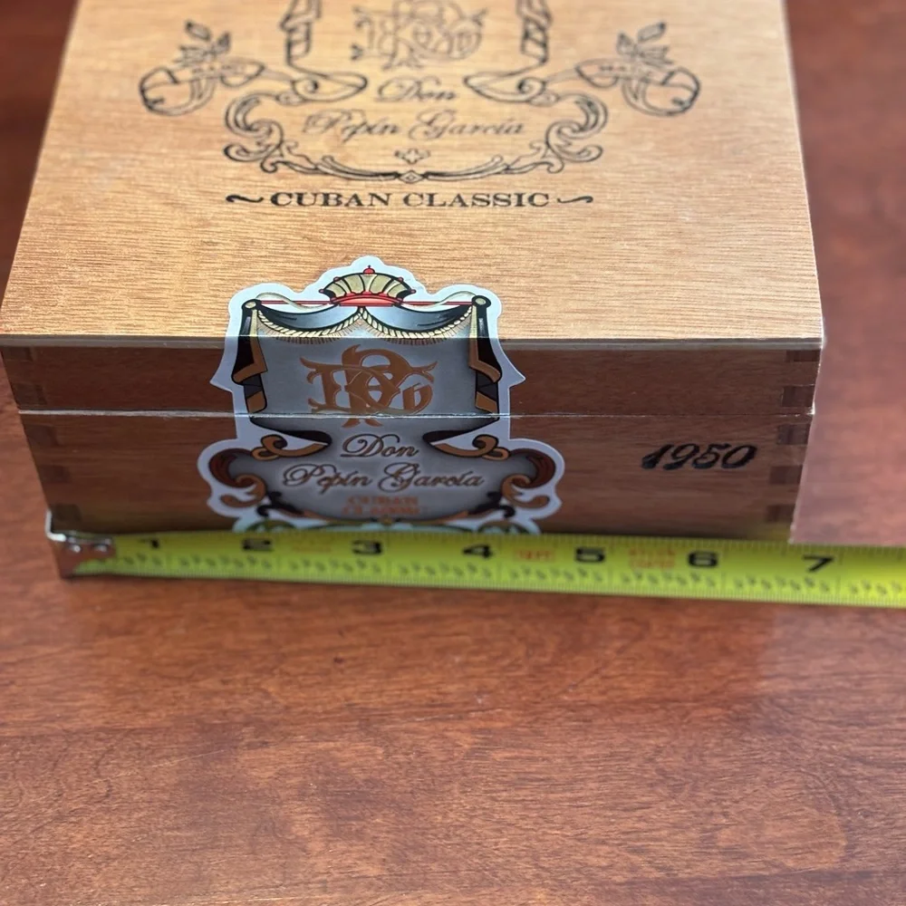 Wooden Cigar Treasure Stash Box